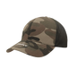 Decky 1048 Camo Curve Bill Baseball Cap Woodland Camo Black Muti Color / One Size Fits Most