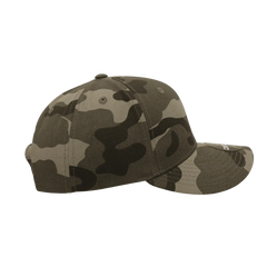 Decky 1048 Camo Curve Bill Baseball Cap Woodland Camo Woodland Camo / One Size Fits Most