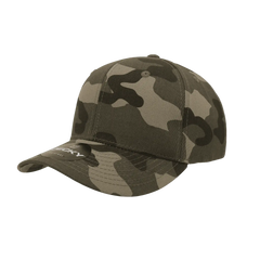 Decky 1048 Camo Curve Bill Baseball Cap Woodland Camo Woodland Camo / One Size Fits Most