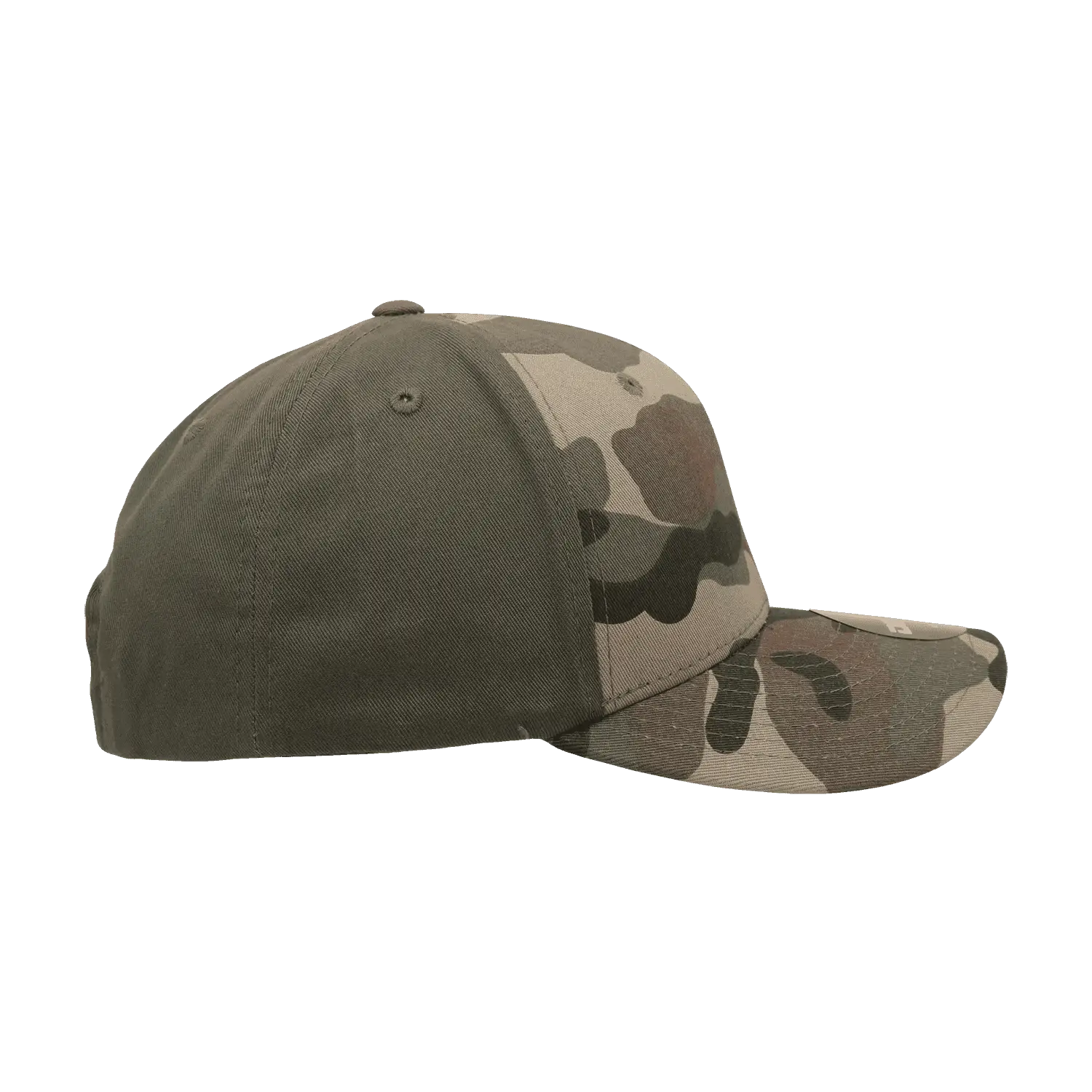 Decky 1048 Camo Curve Bill Baseball Cap Woodland Olive Woodland Olive / One Size Fits Most