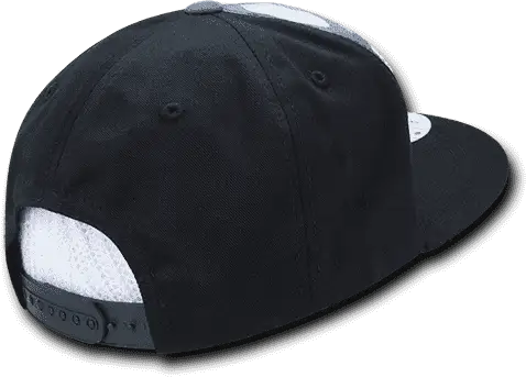 Decky 1049 Camo Cotton Snapback Cap - Black Urban Camo Black - Black Urban Camo Black / One Size Fits Most