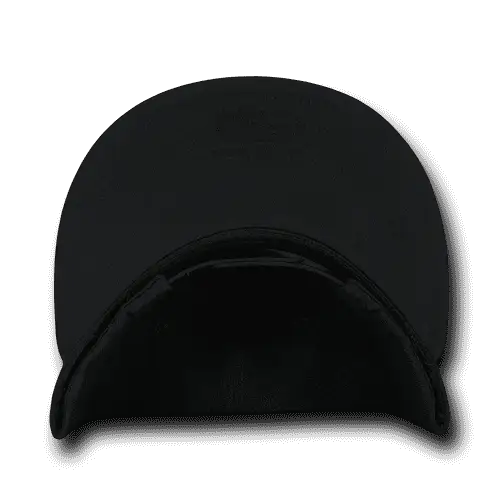 Decky 1049 Camo Cotton Snapback Cap - Black Woodland Camo Black - Woodland Black / One Size Fits Most