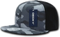 Decky 1049 Camo Cotton Snapback Cap - Urban Camo Black - Urban Camo Black / One Size Fits Most