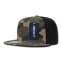 Decky 1049 Camo Cotton Snapback Cap Woodland Camo Woodland Camo Black Muti Color / One Size Fits Most