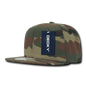 Decky 1049 Camo Cotton Snapback Cap Woodland Camo Woodland Camo / One Size Fits Most