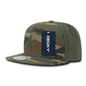 Decky 1049 Camo Cotton Snapback Cap Woodland Olive Woodland Olive / One Size Fits Most