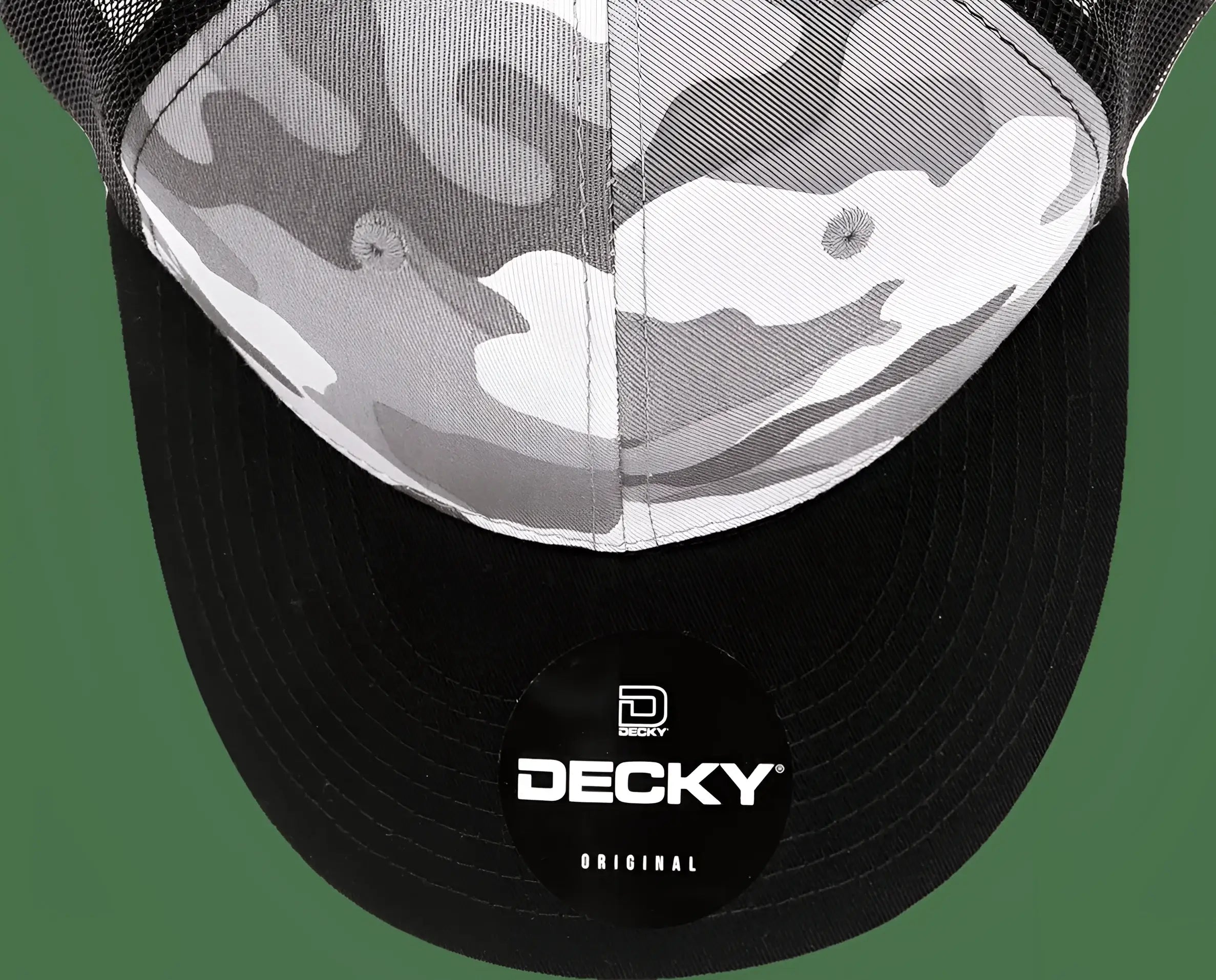 Decky 1054 Cotton Curve Billl Trucker Cap - Black Urban Camo Black - Black Urban Camo Black / One Size Fits Most