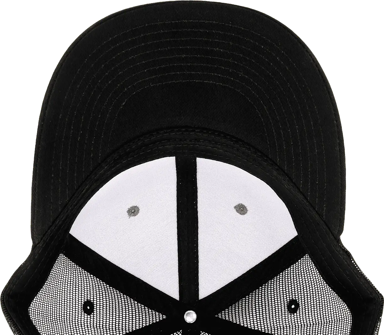 Decky 1054 Cotton Curve Billl Trucker Cap - Black Urban Camo Black - Black Urban Camo Black / One Size Fits Most