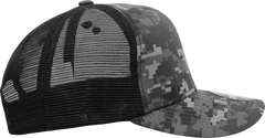 Decky 1054 Cotton Curve Billl Trucker Cap - NTG Camo - NTG Camo / One Size Fits Most