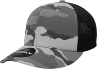 Decky 1054 Cotton Curve Billl Trucker Cap - Urban Camo Black - Urban Camo Black / One Size Fits Most