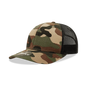Decky 1054 Cotton Curve Billl Trucker Cap - Woodland Camo Black - Muti-Color / One Size Fits Most