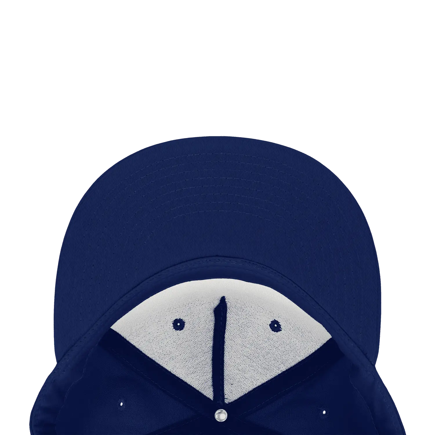 Decky 1064 5 Panel Cotton Flat Bill Snapback Cap - Navy - Navy / One Size Fits Most