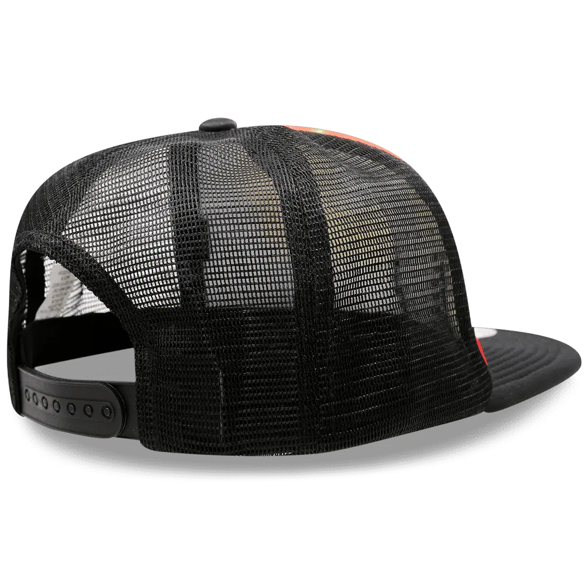 Decky 1079 Tie Dye Print Trucker Cap - Rainbow - Multi-Colored / One Size Fits Most