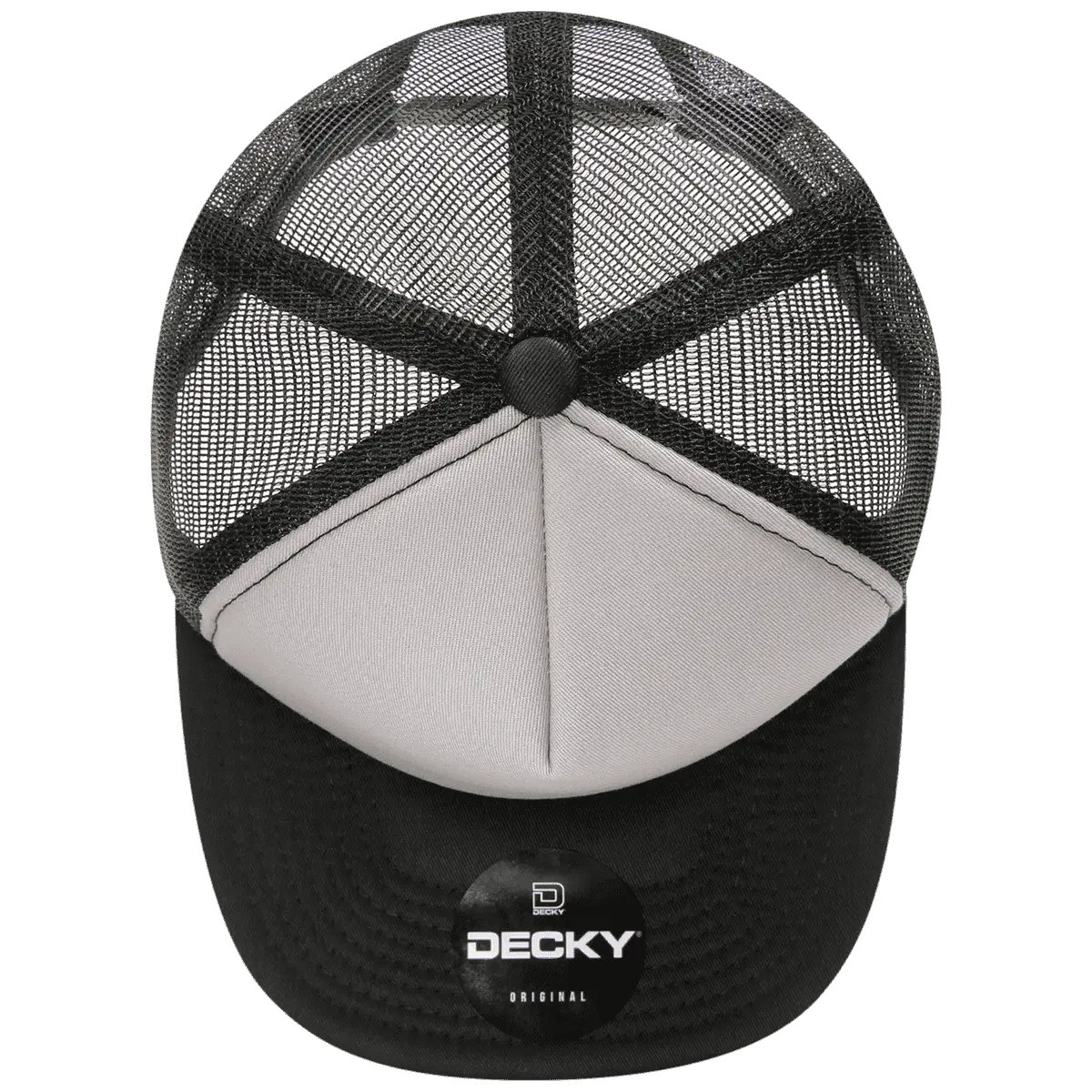 Decky 1080 Heavy Duty Foam Trucker Cap - Gray Black - Gray Black / One Size Fits Most