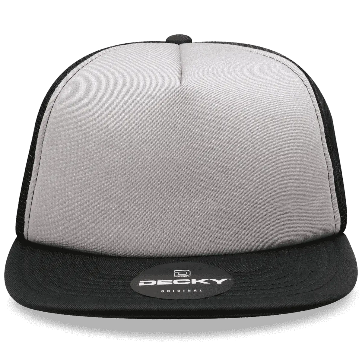 Decky 1080 Heavy Duty Foam Trucker Cap - Gray Black - Gray Black / One Size Fits Most