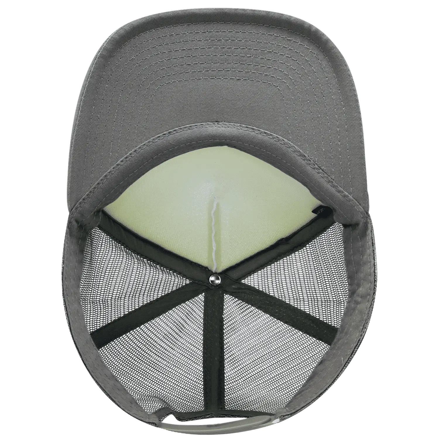 Decky 1080 Heavy Duty Foam Trucker Cap White Gray White Gray / One Size Fits Most