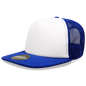 Decky 1080 Heavy Duty Foam Trucker Cap - White Royal - White Royal / One Size Fits Most