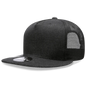 Decky 1082 5 Panel Denim Trucker Hat - Black - Black / One Size Fits Most