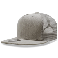 Decky 1082 5 Panel Denim Trucker Hat - Gray - Gray / One Size Fits Most