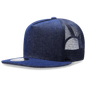 Decky 1082 5 Panel Denim Trucker Hat - Navy - Navy / One Size Fits Most