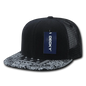 Decky 1083 Bandanna Trucker Cap - Black - Black / One Size Fits Most