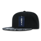 Decky 1093 Bandanna Snapback Cap - Black - Black / One Size Fits Most
