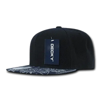 Decky 1093 Bandanna Snapback Cap - Black Navy - Black Navy / One Size Fits Most