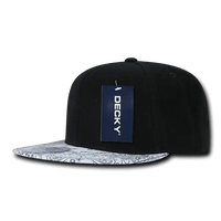 Decky 1093 Bandanna Snapback Cap - Black White - Black White / One Size Fits Most