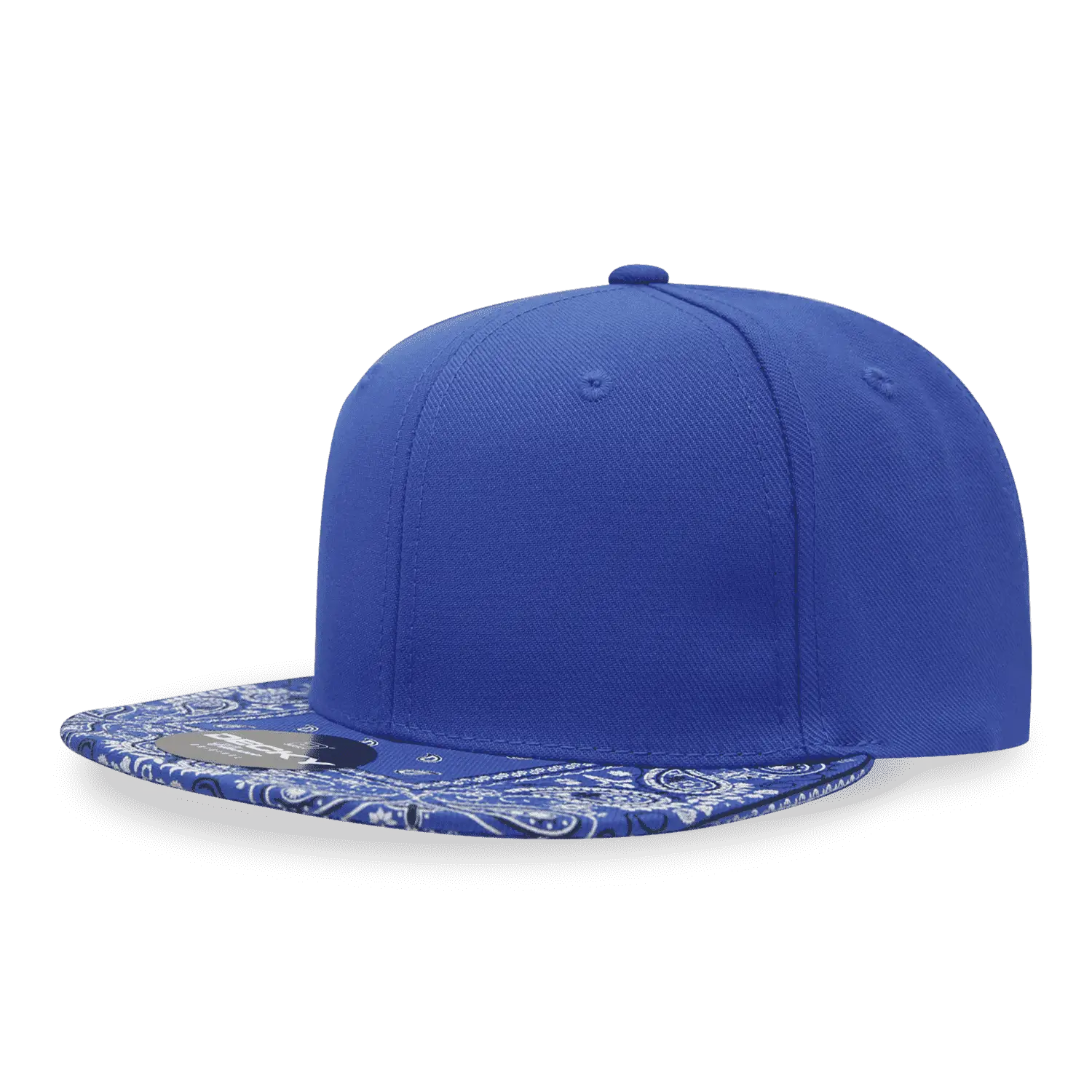 Decky 1093 Bandanna Snapback Cap - Royal Royal - Royal / One Size Fits Most