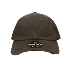 Decky 110 Vintage Mesh Cap - Chocolate - Coffee / One Size Fits Most