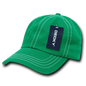 Decky 111 Contra-Stitch Washed Polo Cap - Kelly White - Kelly White / One Size Fits Most