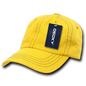 Decky 111 Contra-Stitch Washed Polo Cap - Yellow Kelly - Yellow Kelly / One Size Fits Most