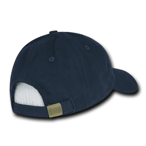 Decky 112 Brushed Cotton Baseball Cap - Navy - Navy / One Size Fits Most