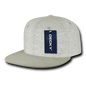 Decky 1131 Heather Jersey Knit Snapback Cap Cream Ivory / One Size Fits Most