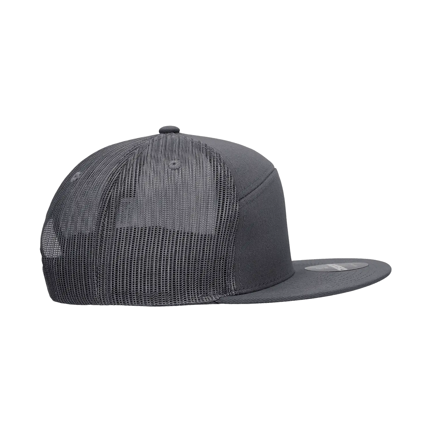 Decky 1133 7 Panel Trucker Cap - Charcoal - Dark Gray / One Size Fits Most