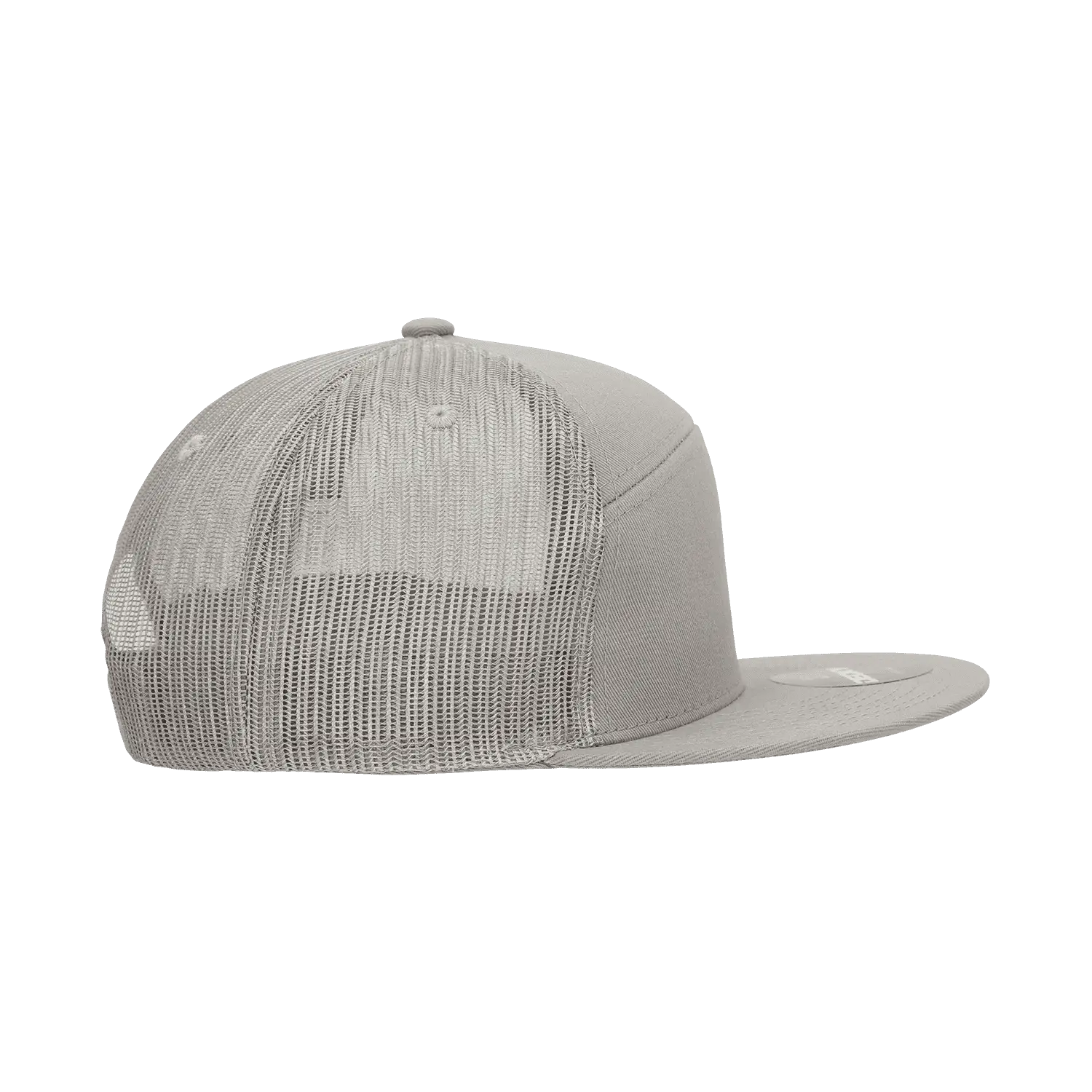 Decky 1133 7 Panel Trucker Cap - Gray - Gray / One Size Fits Most