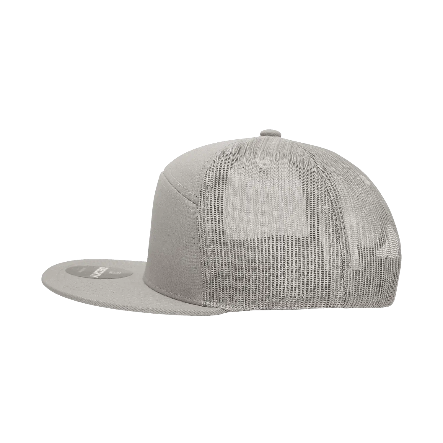 Decky 1133 7 Panel Trucker Cap - Gray - Gray / One Size Fits Most