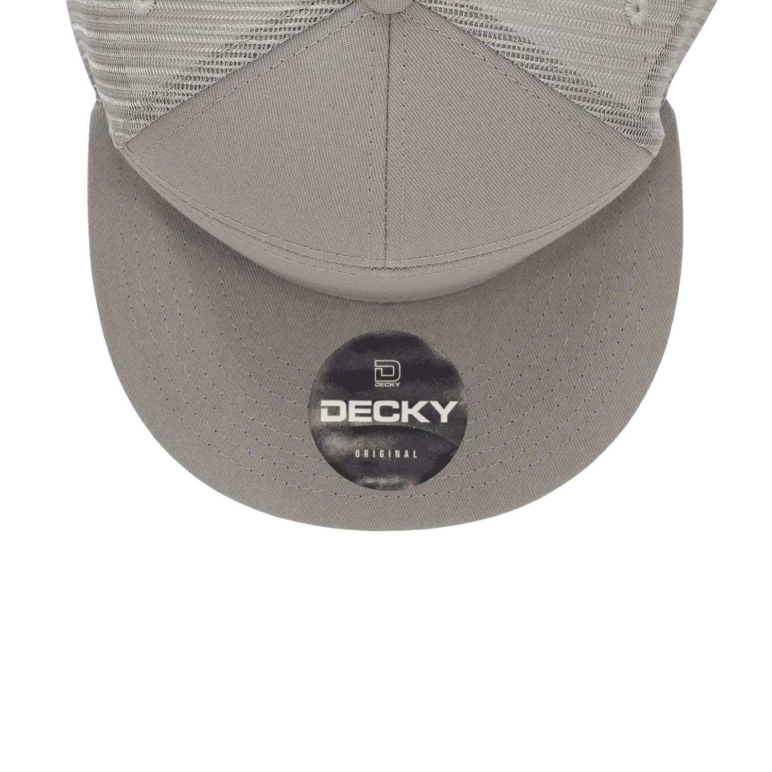 Decky 1133 7 Panel Trucker Cap - Gray - Gray / One Size Fits Most