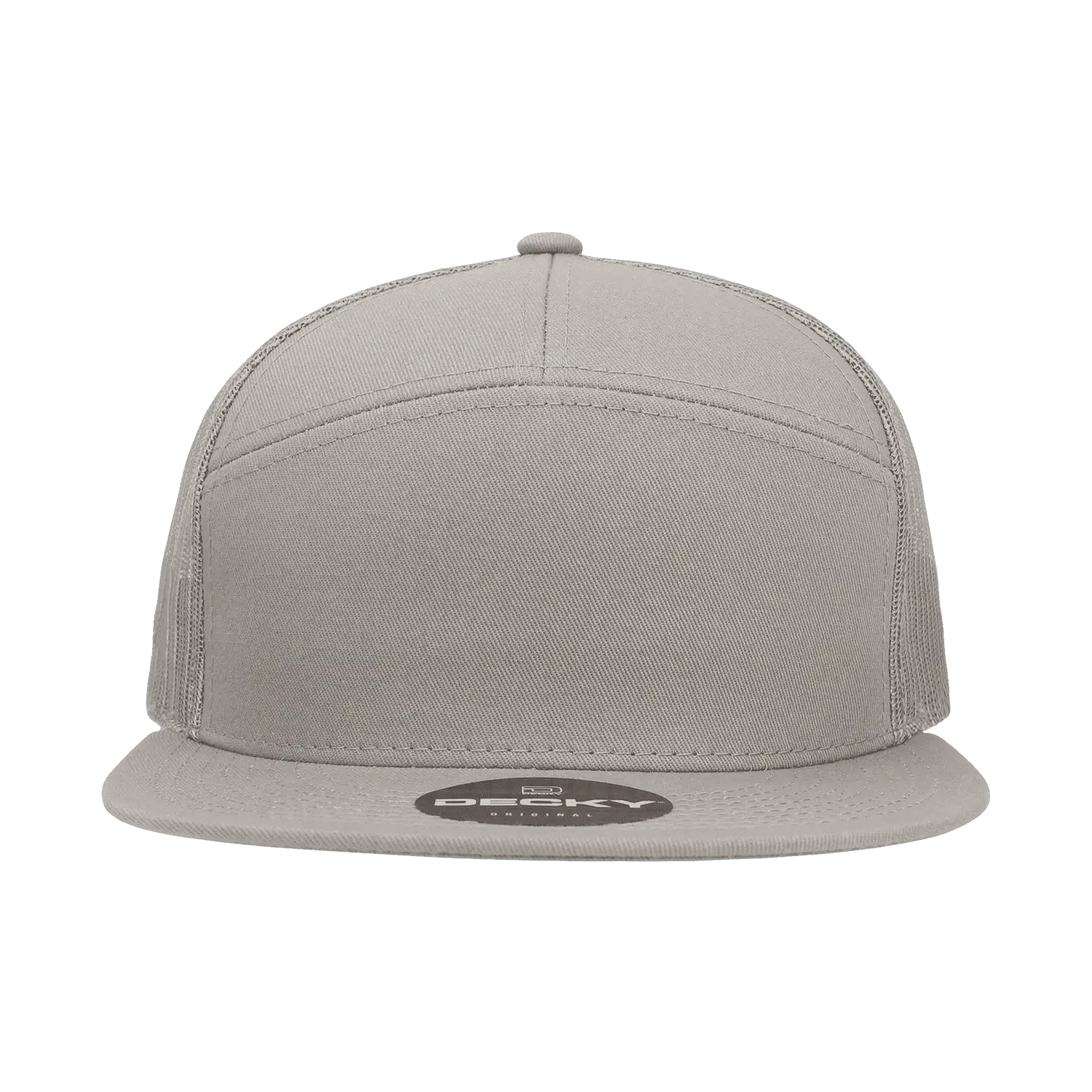 Decky 1133 7 Panel Trucker Cap - Gray - Gray / One Size Fits Most