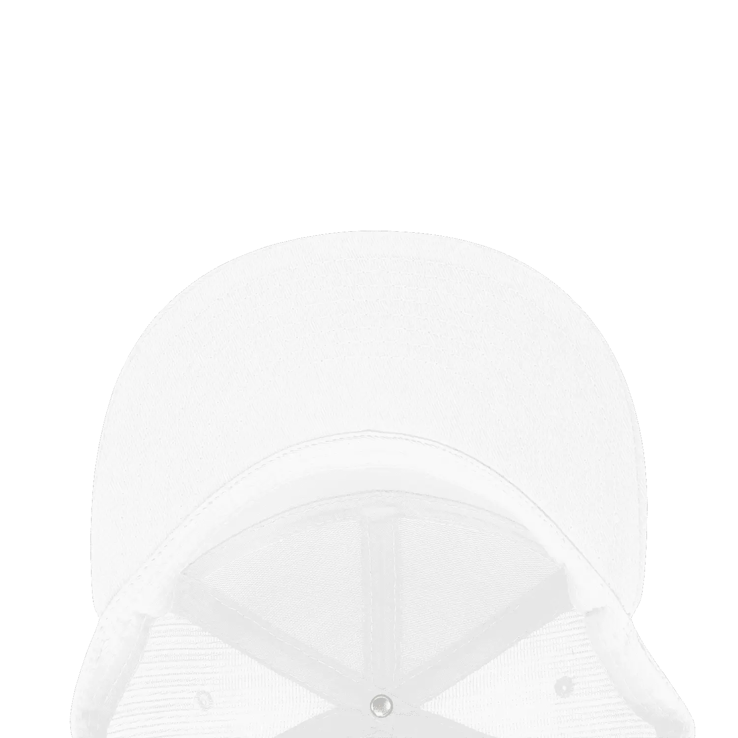 Decky 1133 7 Panel Trucker Cap - White - White / One Size Fits Most