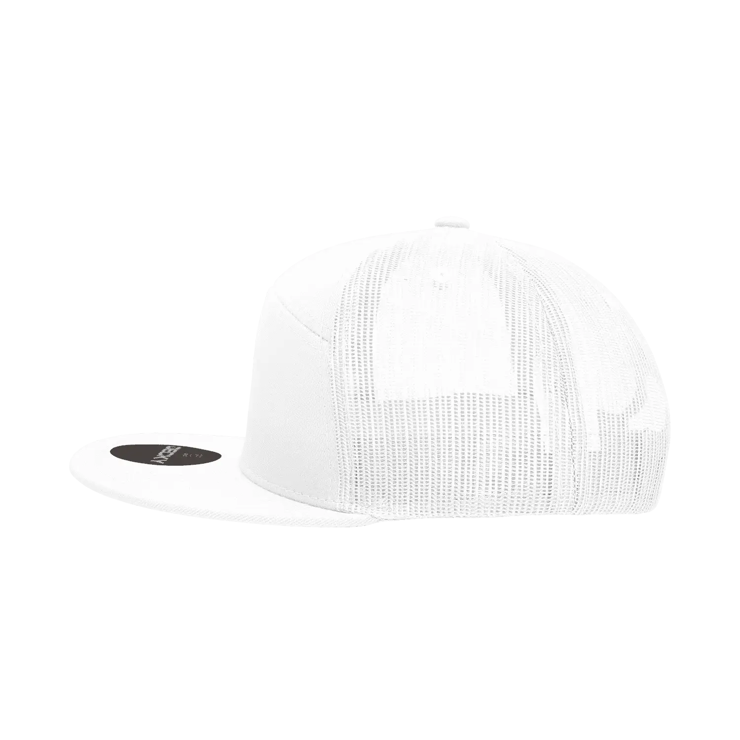 Decky 1133 7 Panel Trucker Cap - White - White / One Size Fits Most