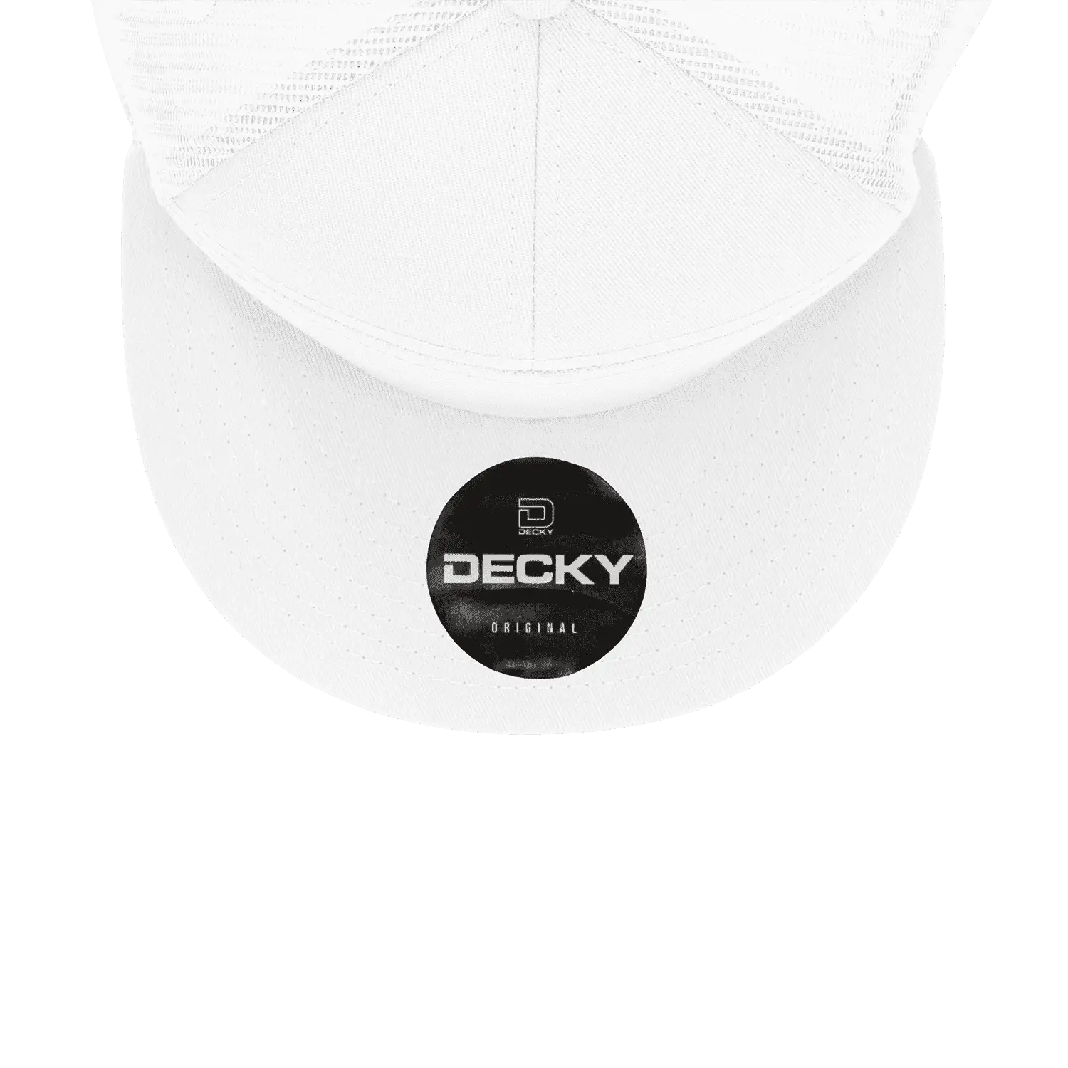 Decky 1133 7 Panel Trucker Cap - White - White / One Size Fits Most