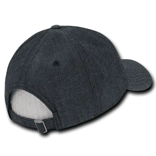 Decky 117 Relaxed Washed Denim Cap Black Black / One Size Fits Most