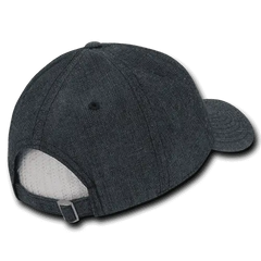Decky 117 Relaxed Washed Denim Cap Black Black / One Size Fits Most