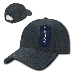 Decky 117 Relaxed Washed Denim Cap Black Black / One Size Fits Most