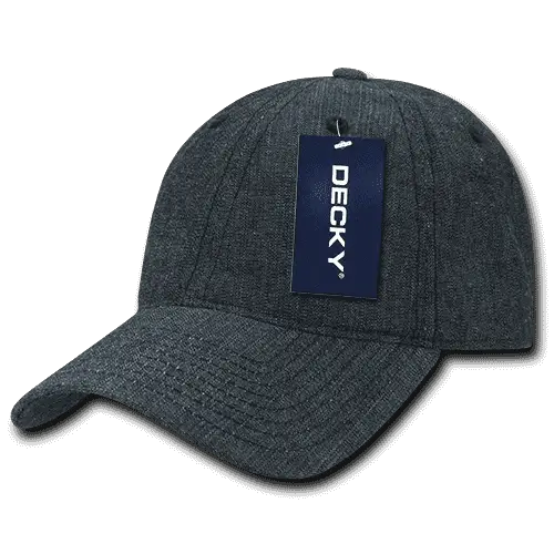 Decky 117 Relaxed Washed Denim Cap Black Black / One Size Fits Most