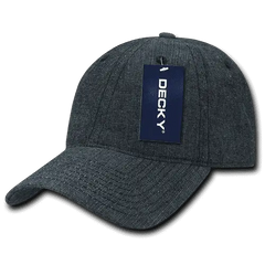 Decky 117 Relaxed Washed Denim Cap Black Black / One Size Fits Most