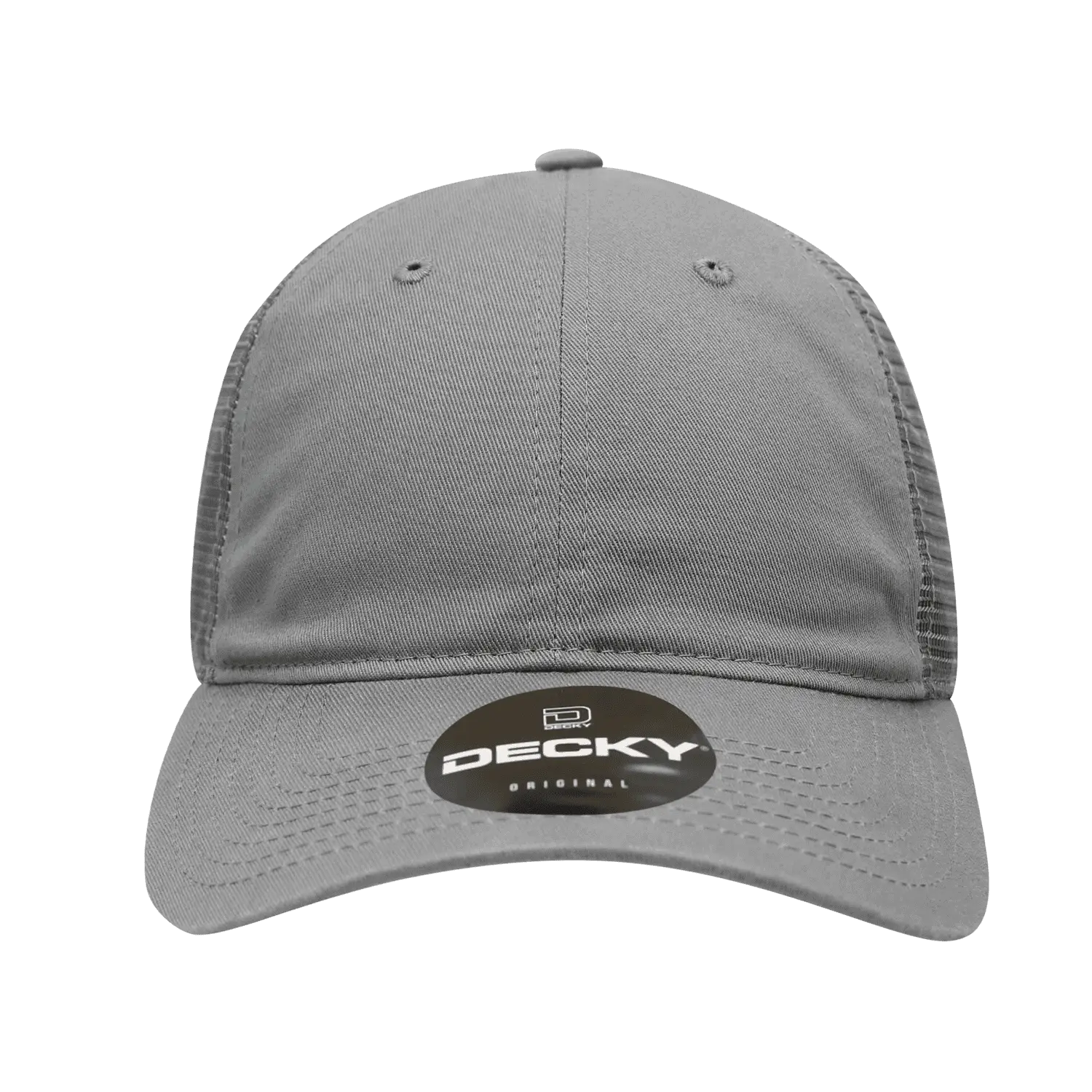 Decky 120 Relaxed Trucker Cap - Charcoal - Dark Gray / One Size Fits Most