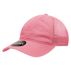 Decky 120 Relaxed Trucker Cap Dark Pink Pink / One Size Fits Most