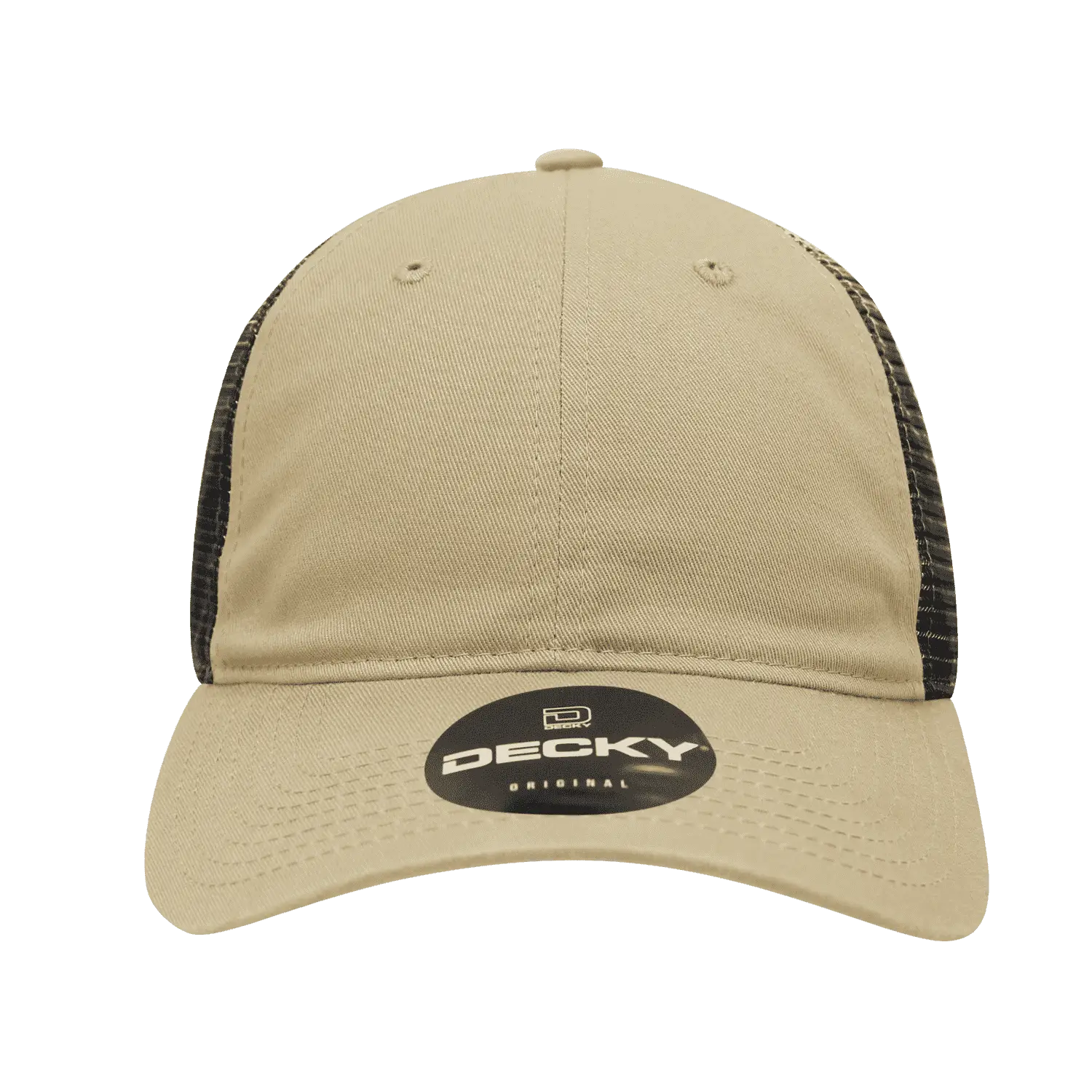 Decky 120 Relaxed Trucker Cap - Khaki Black - Khaki Black / One Size Fits Most